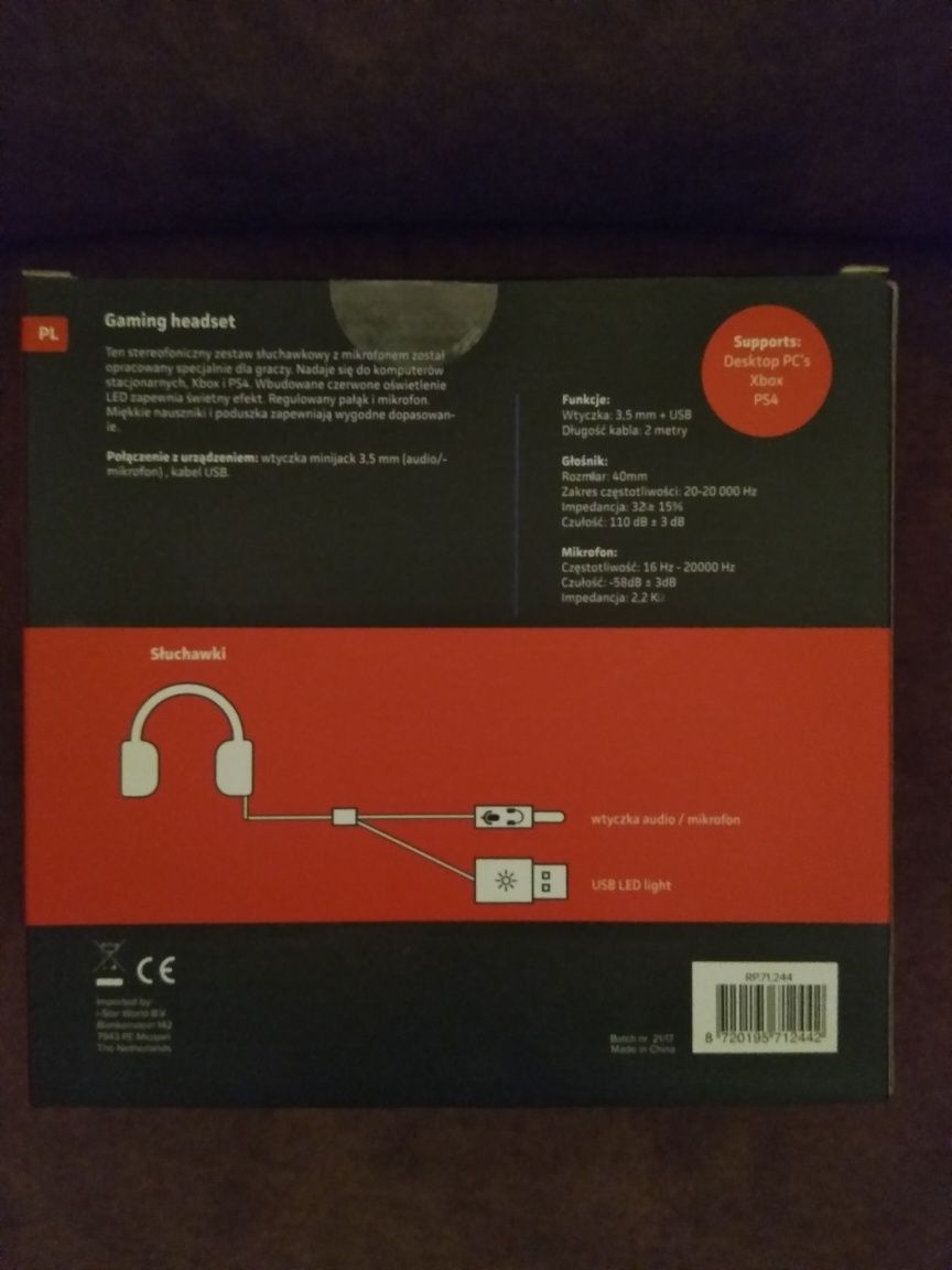 Słuchawki Gamingowe Headset