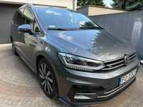 Volkswagen Touran 180KM full opcja, R-line, 7os, dach panorama,1 właściciel, faktura vat