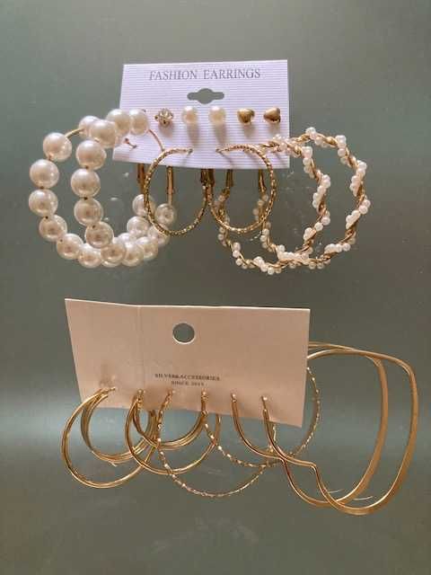 украшения ушные   кольца,гвоздики и пр.