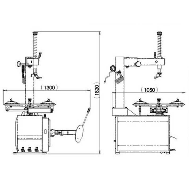 Шиномонтажный станок (стенд) ShiningBerg T521, 220/380 В (BEST BRIGHT)