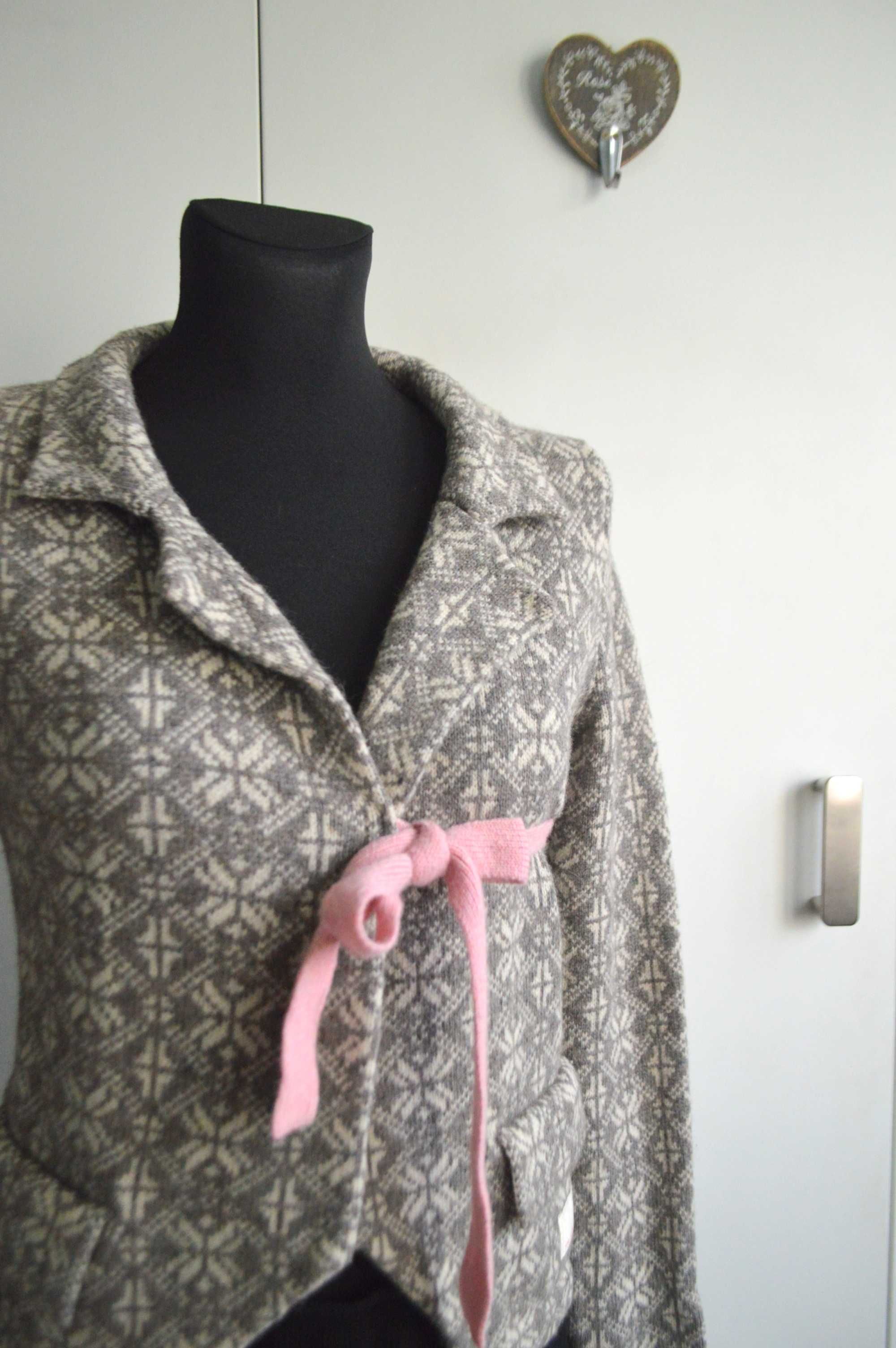 Odd Molly wełniany kardigan marynarka sweter XS/S premium luksusowy