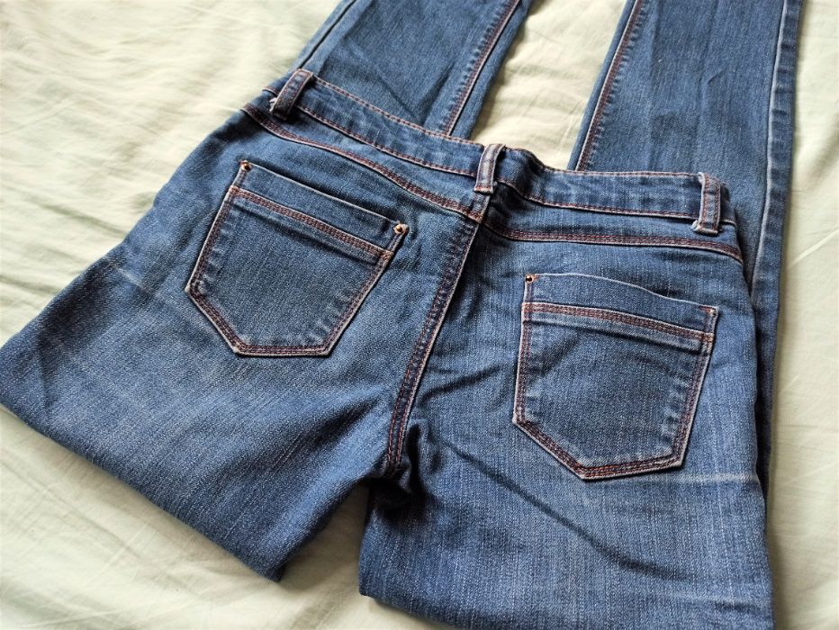 Jeansy damskie z niskim stanem 36/S