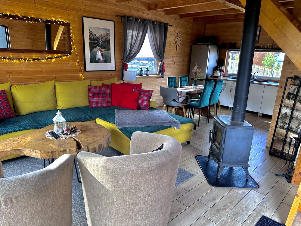 Górskie Kaszuby domki na Kaszubach - Balia, sauna, kominek, całoroczne