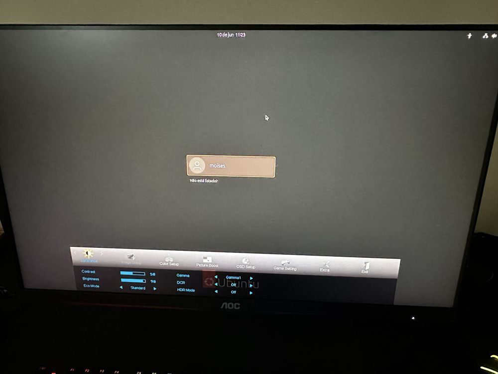 Monitor AOC 165hz 24”