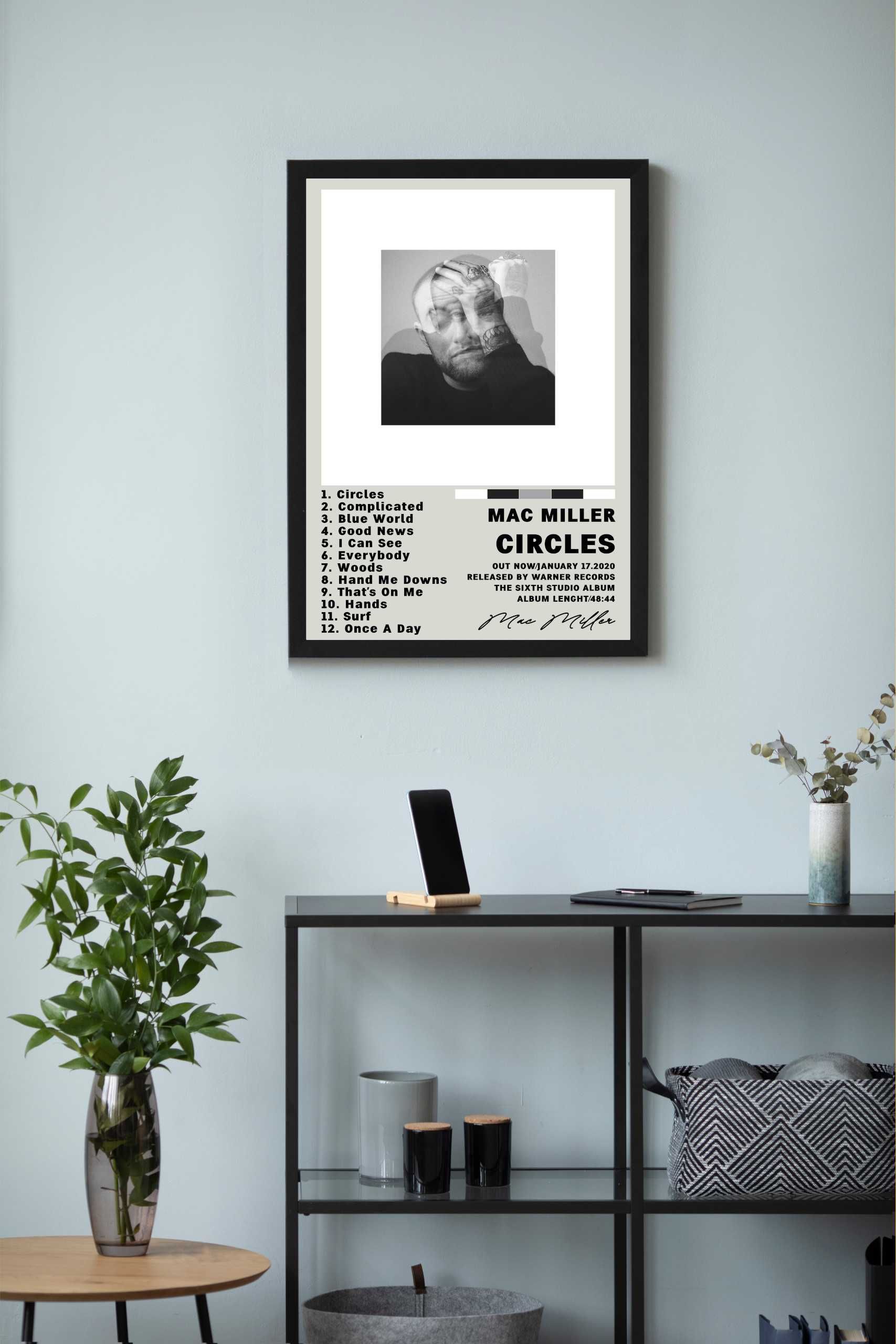 Mac Miller Circles Plakat Obraz z albumem prezent