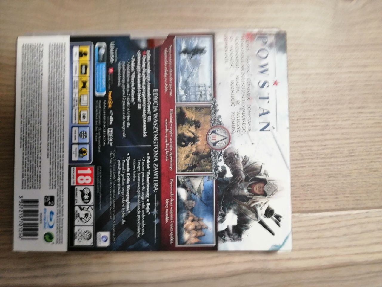 Assassin's creed III edycja Waszyngtona ps3