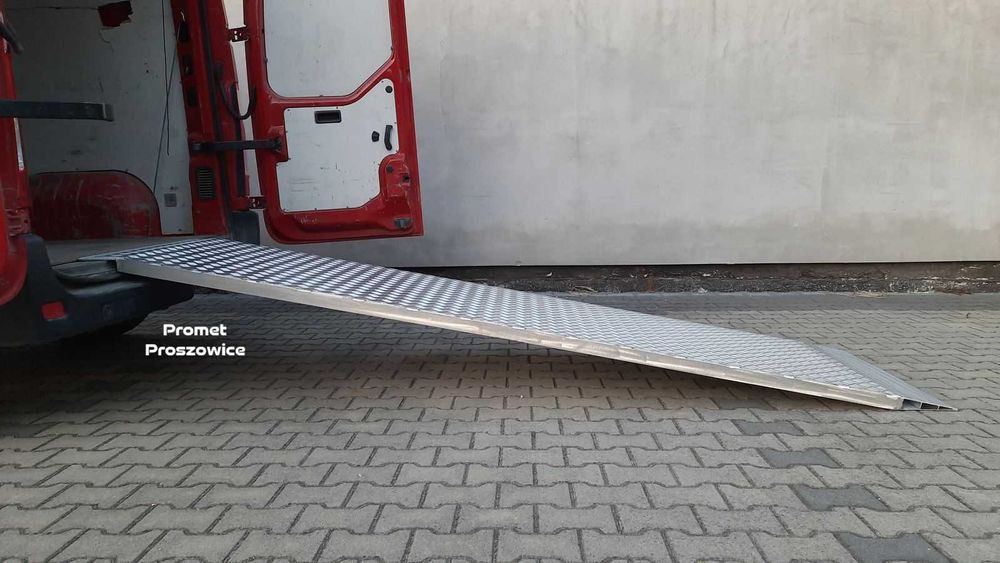 Rampa Aluminiowa 325cm x 100cm do 1.2T. Najazd Podjazd pod Paleciak