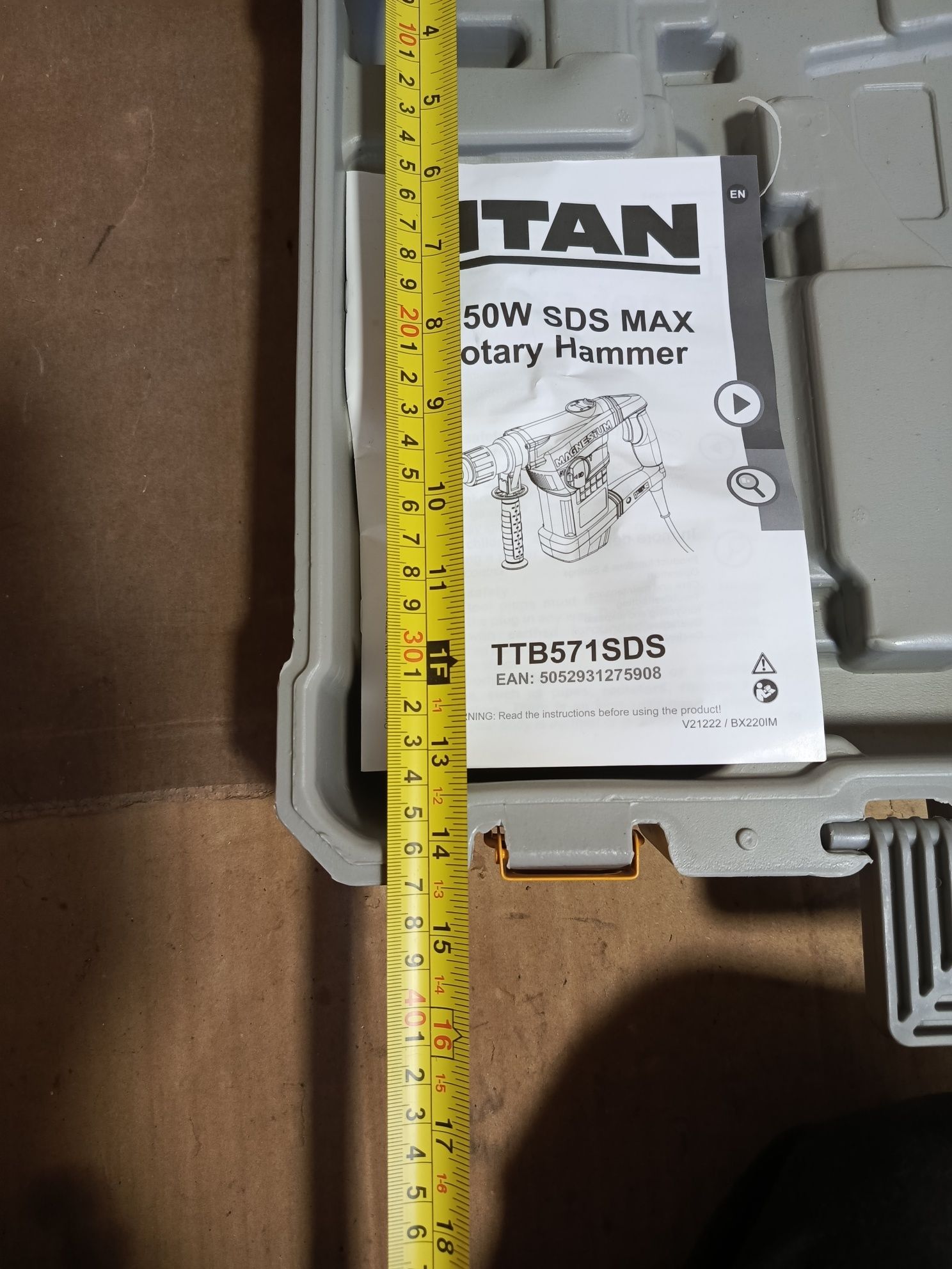 Walizka kufer  na młot titan SDS max