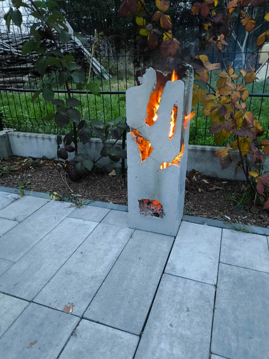 Palenisko ogrodowe z betonu