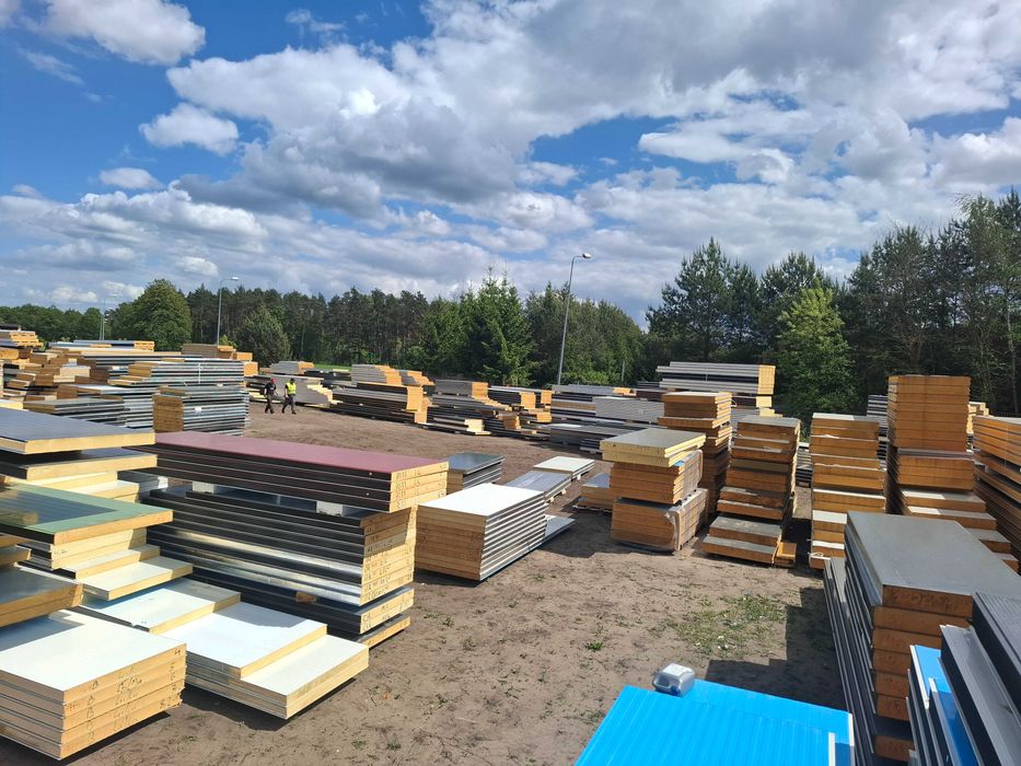 Płyty warstwowe obornickie poliuretan / 2 gatunek OD RĘKI