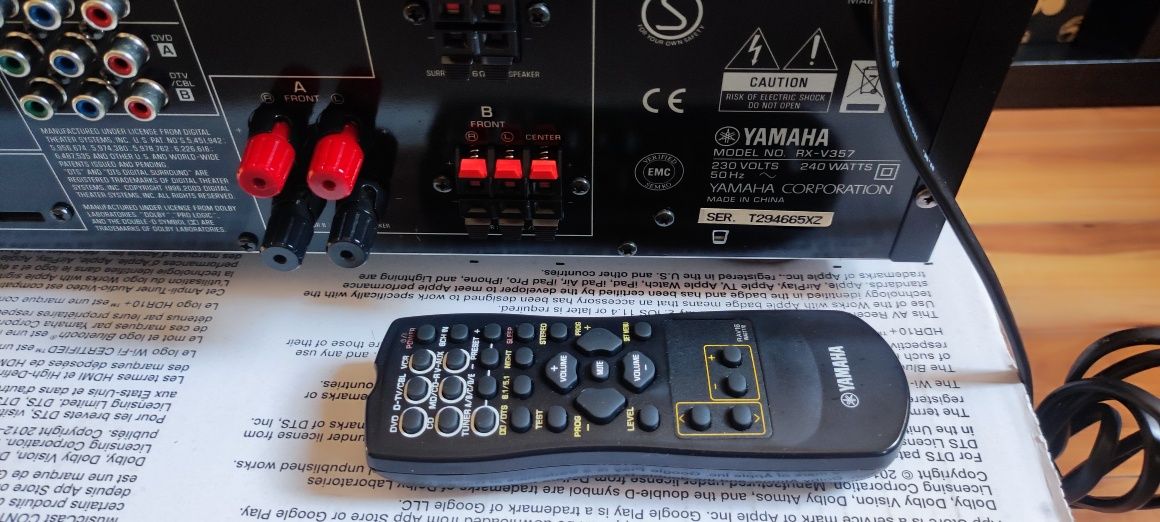 Amplituner 5.1 Yamaha RX-V357 stan idealny