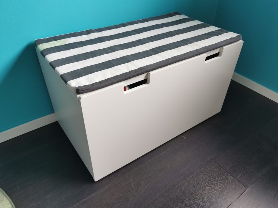 Skrzynia na zabawki ławka biurko ikea stuva malad