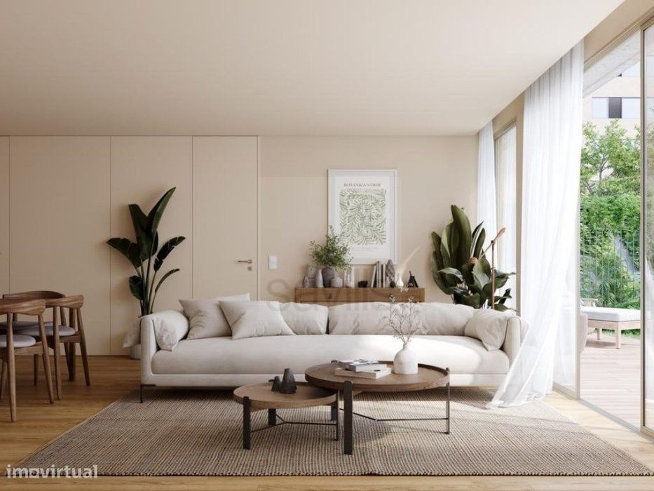 Apartamento T2 em Matosinhos Sul com varanda