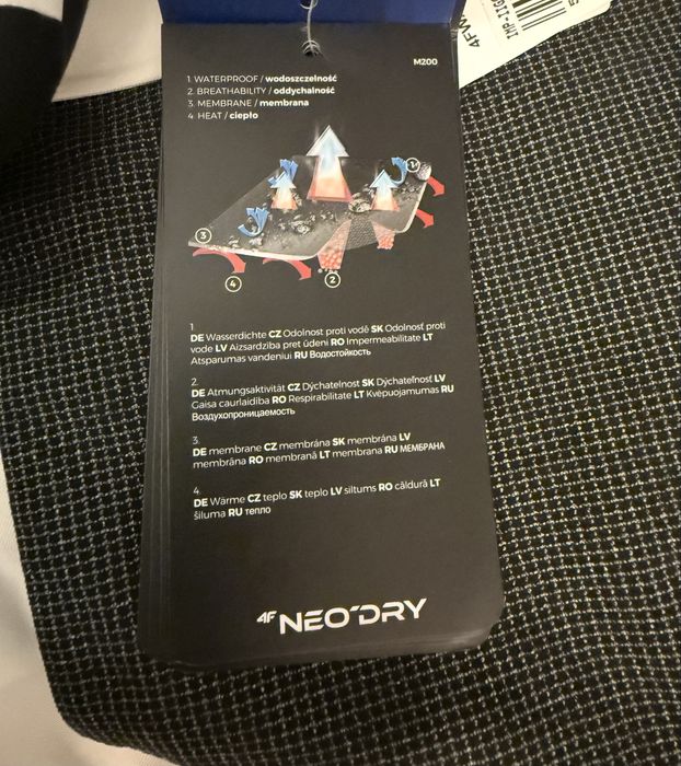 Nowa Kurtka narciarska i snowbordowa 4F Fob Neodry