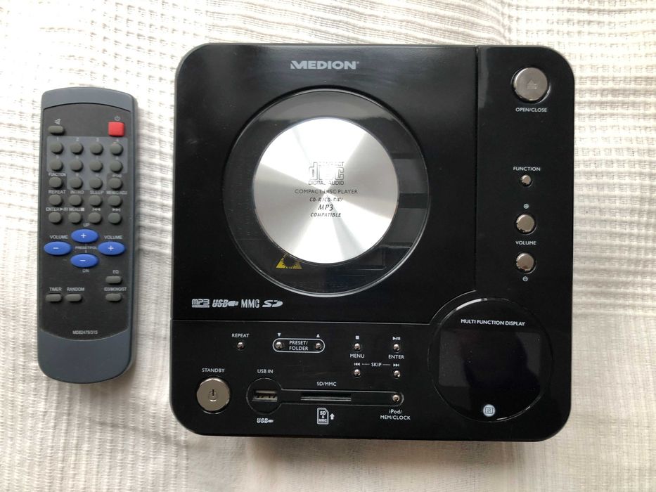 Mini wieża Medion MD 82234 (2 głośniki + subwoofer) z pilotem