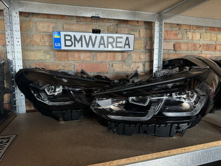 Фари bmw g01 g02 x3 x4 lci adaptive led shadow line