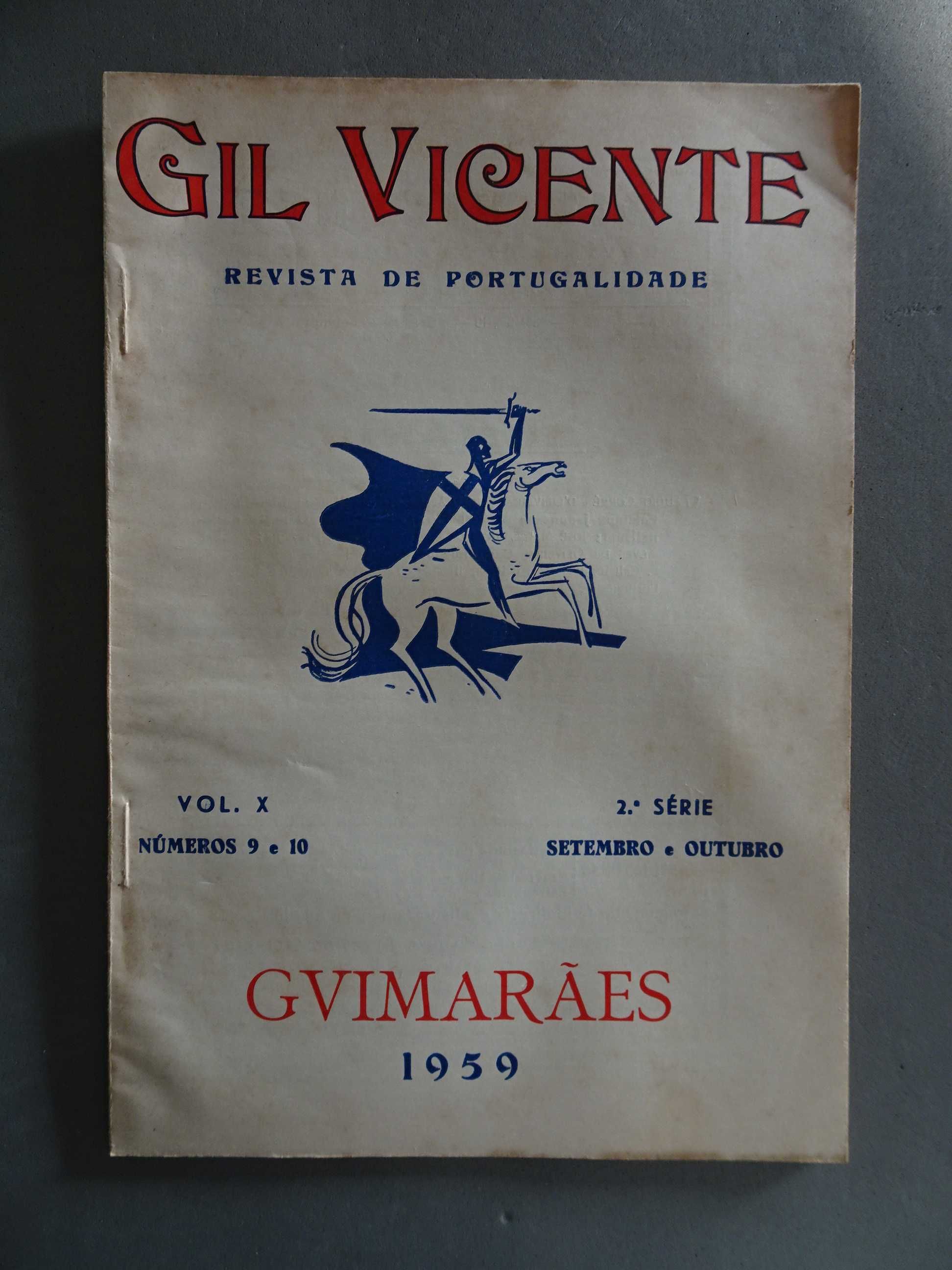 Livro / Revista de Portugalidade - Guimarães 1960 - Vol. X  Nº 9 e 10