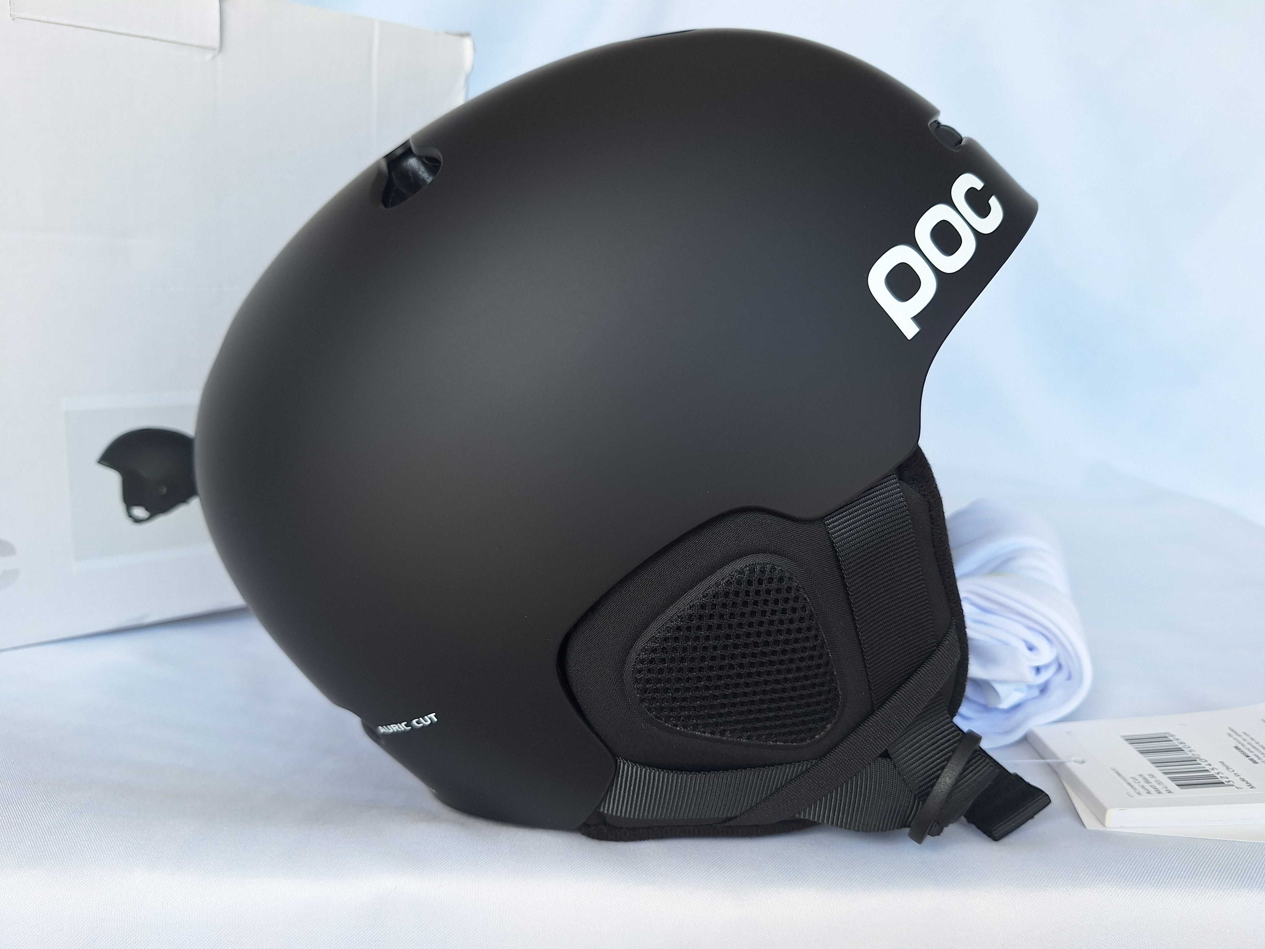 Kask narciarski POC Auric Cut Uranium Black Matt M/L 55-58cm