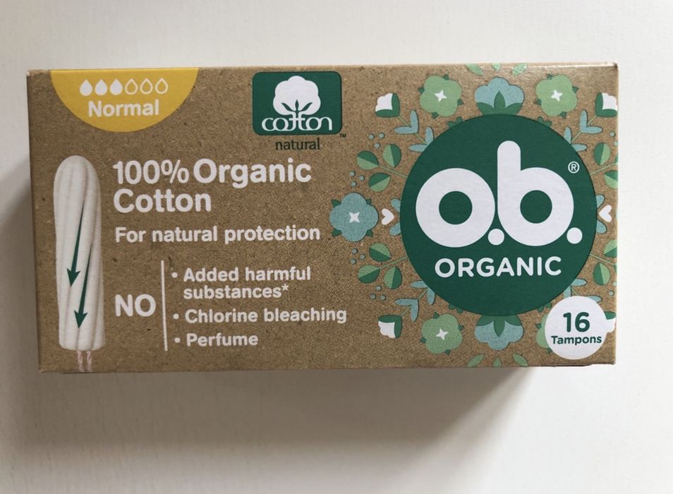 Тампони ob, o.b., средства гигиены