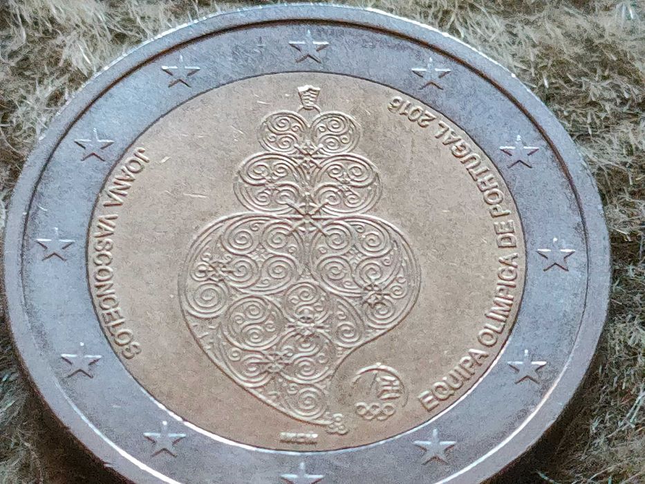 moeda equipa olimpica portuguesa 2016