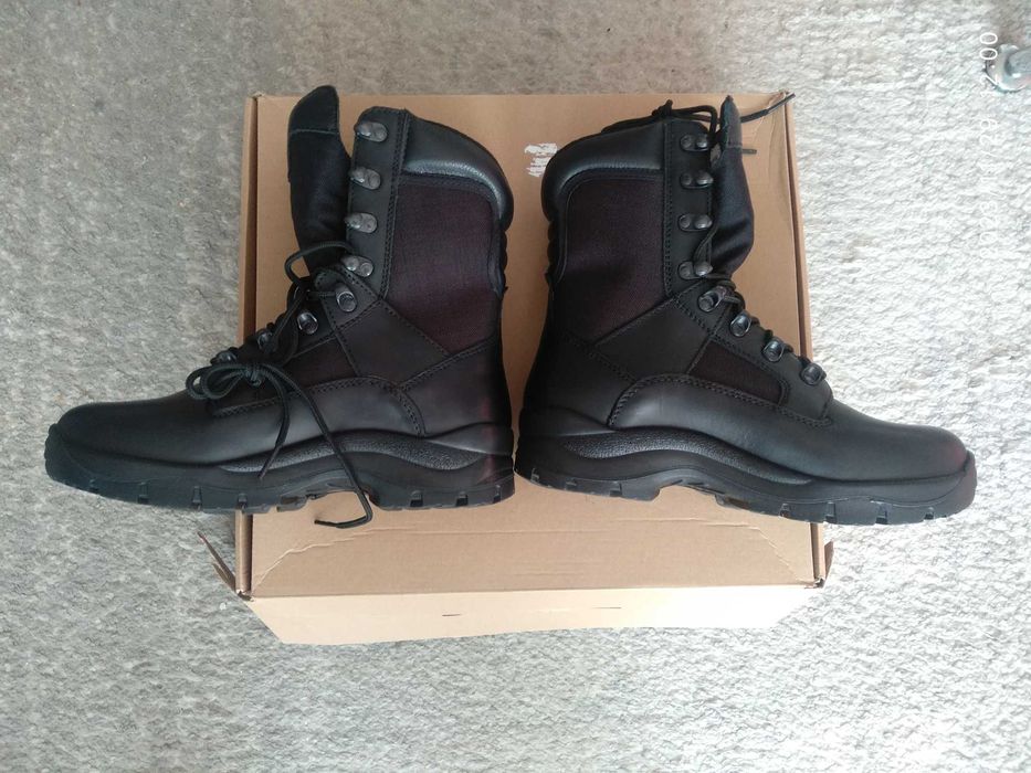 Buty taktyczne ocieplane na grubej podeszwie - Wojas