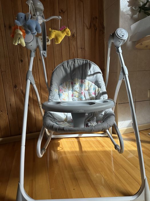 Крісло-гойдалка Carrello Nanny 3в1 CRL-0005 Grey Planet