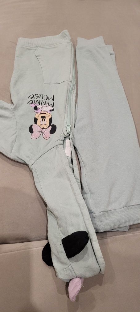 Dres dziewczęcy miętowy Minie Mouse 104 110 mi