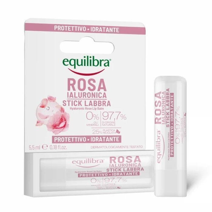 Equilibra Rosa Różany Balsam Do Ust Z Kwasem Hialuronowym 5.5Ml (P1)