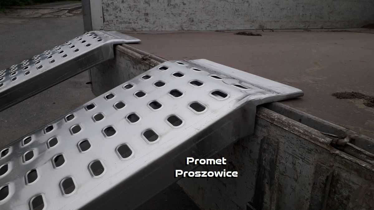 Najazdy Aluminiowe 3,5m LOHR Podjazdy dla Koparki do 3T-4,5T / 2szt