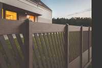 HARTIKA przęsło kompozytowe ogrodzenie PVC taras balkon płot pcv