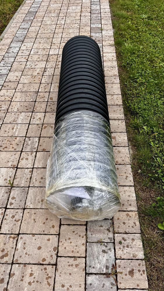 Rura karbowana STUDNIA 315 pokrywa zestaw 1,5m