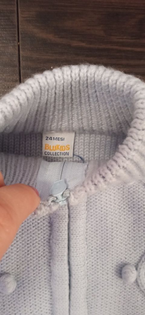 Sweterek chłopięcy rozpinany