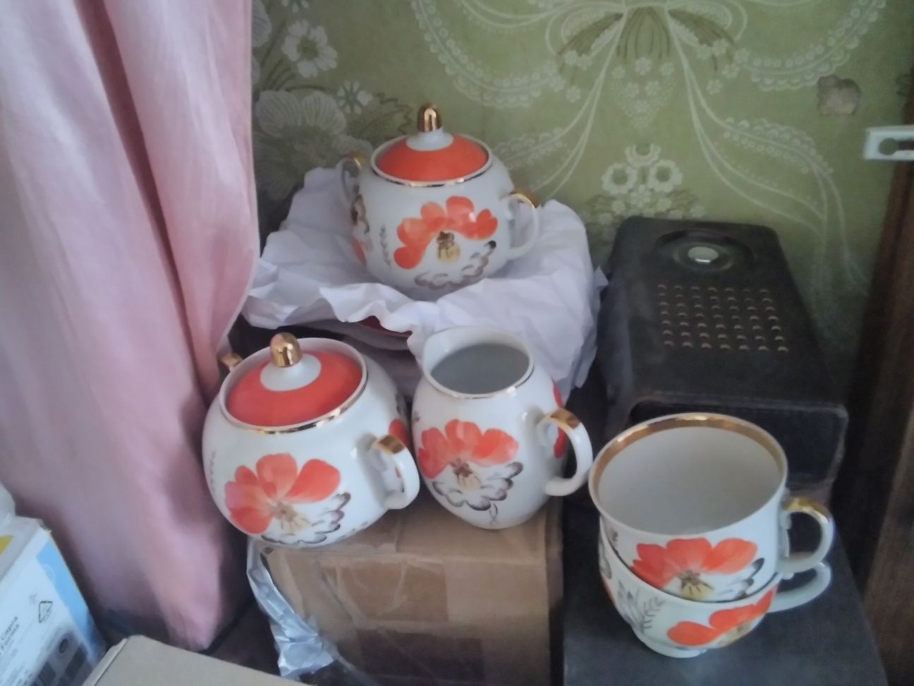 Сервиз чайный кобальт
