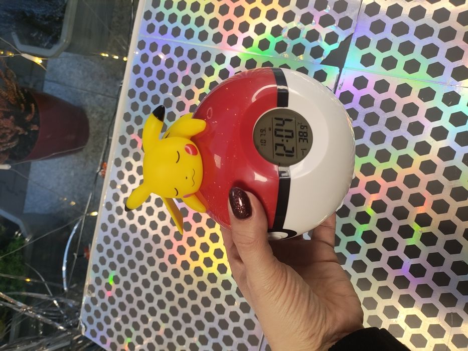 Lampka nocna zegar Pokemon