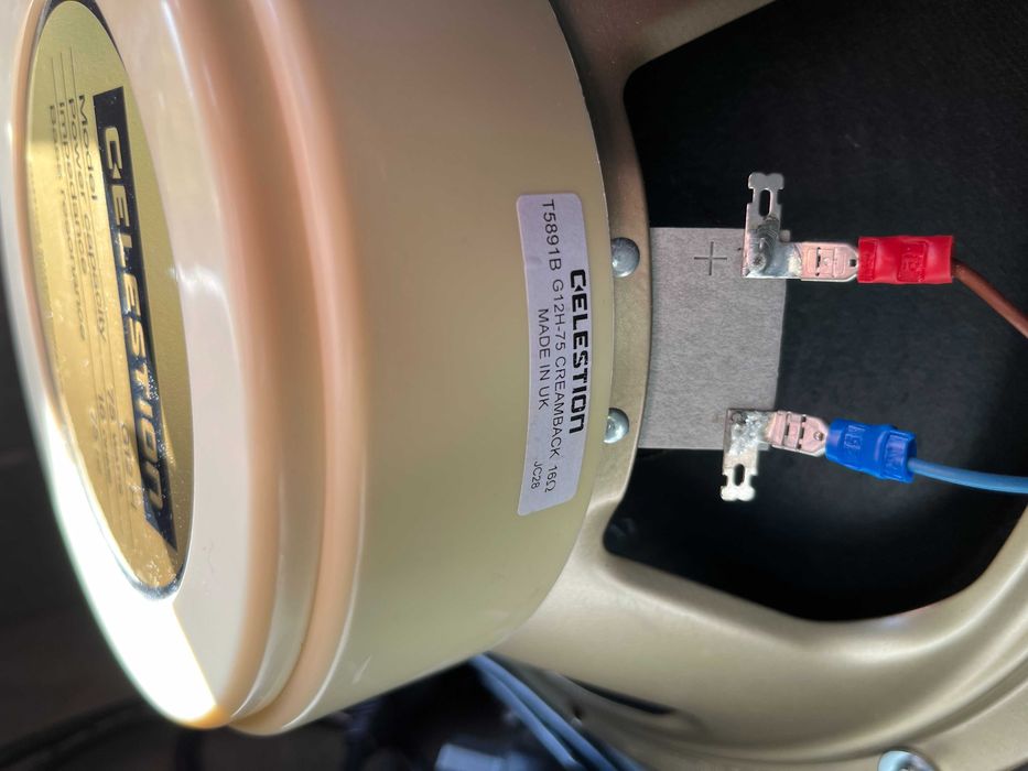 Laboga Caiman Combo MKII, Creamback G12H-75 16 ohm + twardy Case