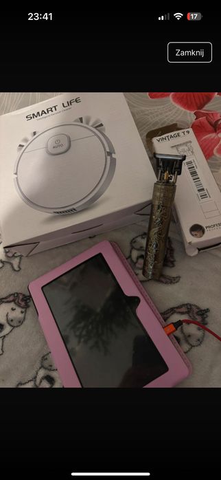 Tablet gratis odkurzacz i maszynka do Golenia