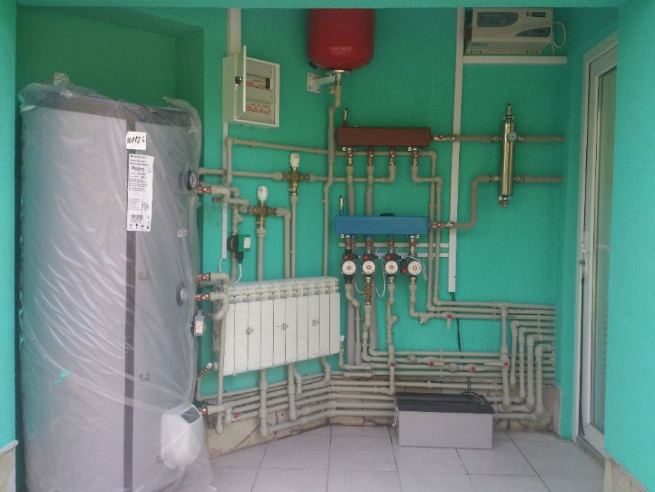 Монтаж отопления , тёплых полов , дымоходов ,твердотопливных котлов