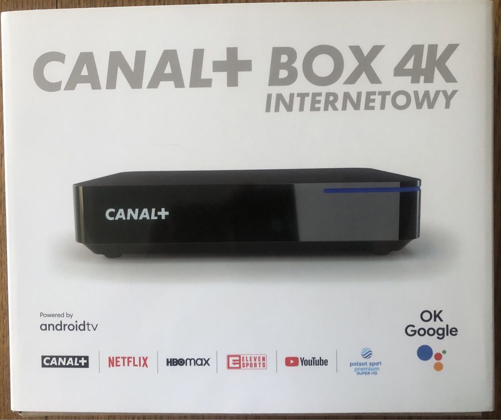 Dekoder internetowy Canal + BOX 4K z pilotem