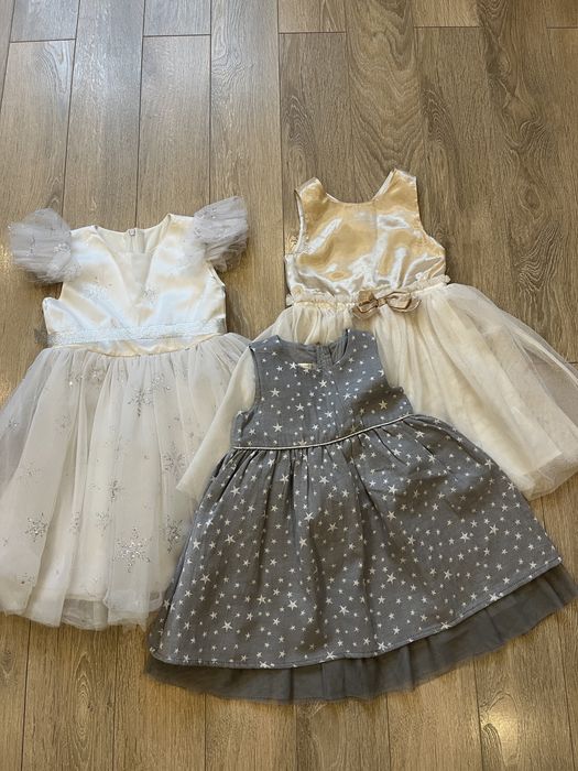 Новорічна сукня/ сукня сніжинка для дівчинки