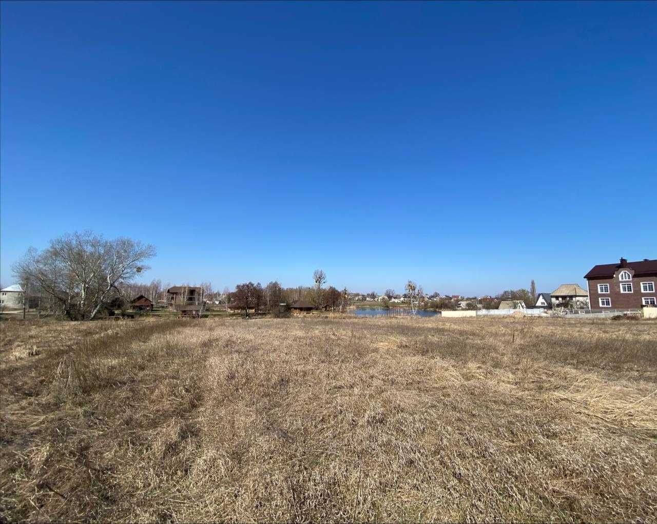 Продаж ділянки 13,2сот під забудову. Фасад 13м.Краєвид на озеро. ID:80