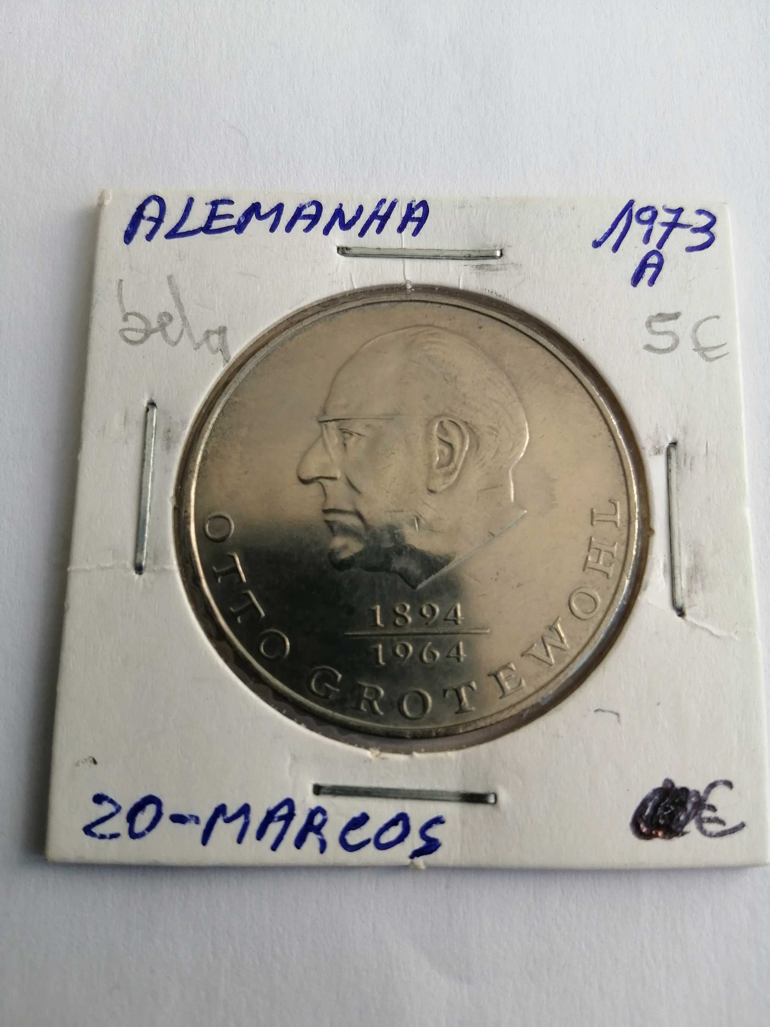 2 moedas de 20 markos, Alemanha