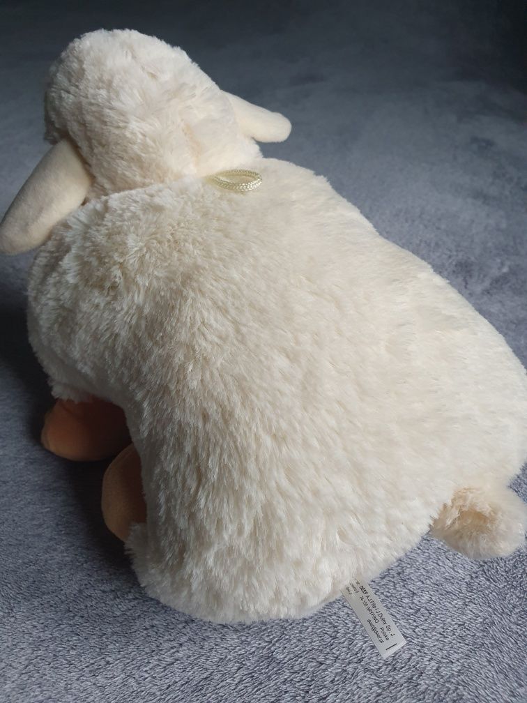 Poduszka owieczka dekoracyjna podróżna przytulanka dla dziecka 30x35cm