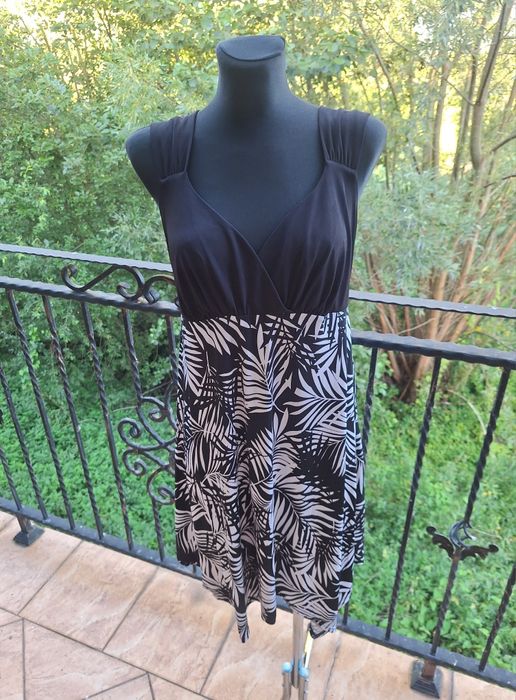 Sukienka midi imprezowa koktajlowa Kaleidoscope rozmiar XL 42