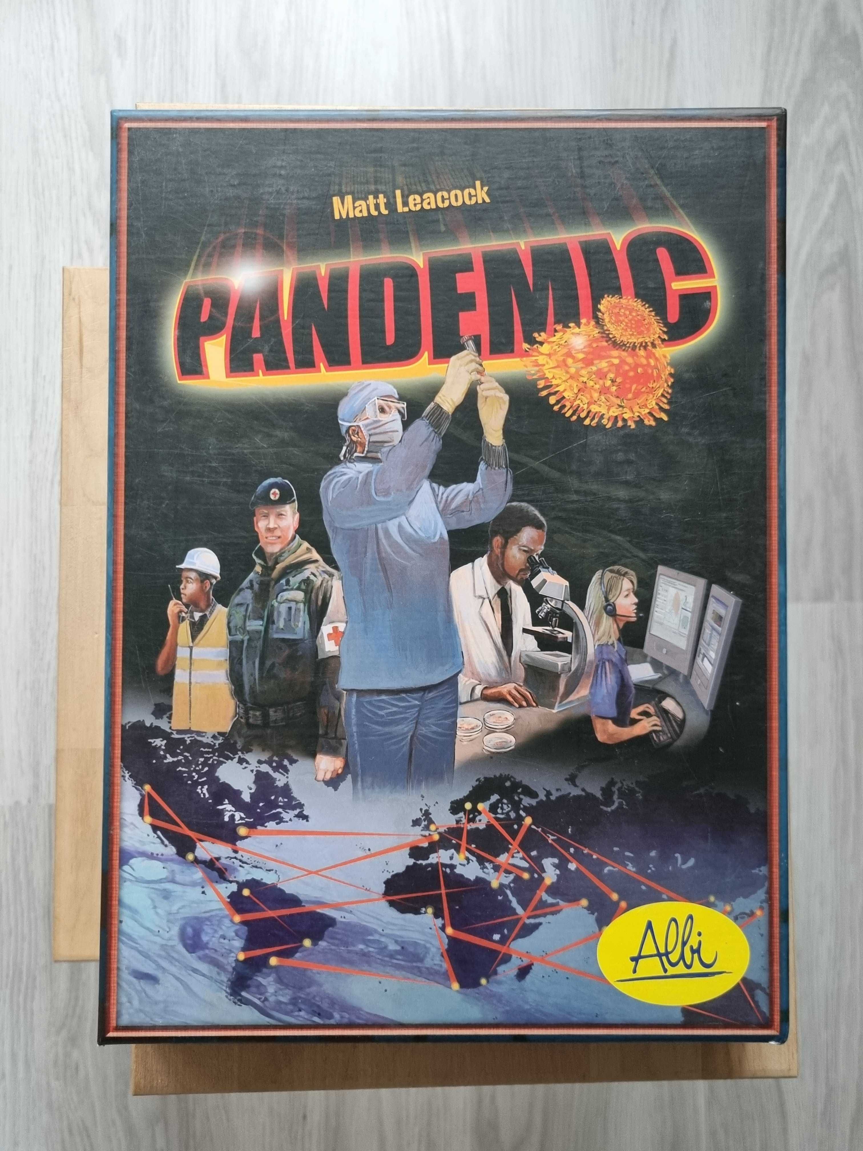 Gra planszowa PANDEMIC (pierwsza wersja)