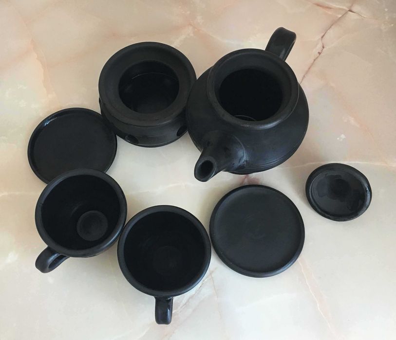 Сервіз чайний глиняний