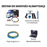Zestaw do montażu klimatyzacji - Wynajem
