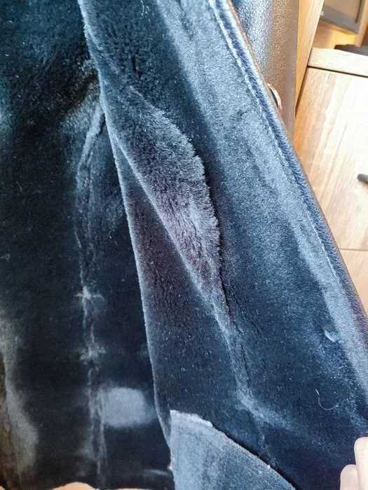 Женская дублёнка с капюшоном, размер 48–50