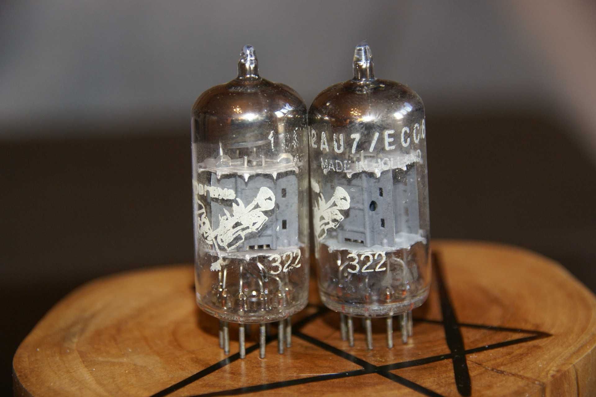 Para lamp 12au7 / ecc82 Amperex Bugle Boy 63 rok