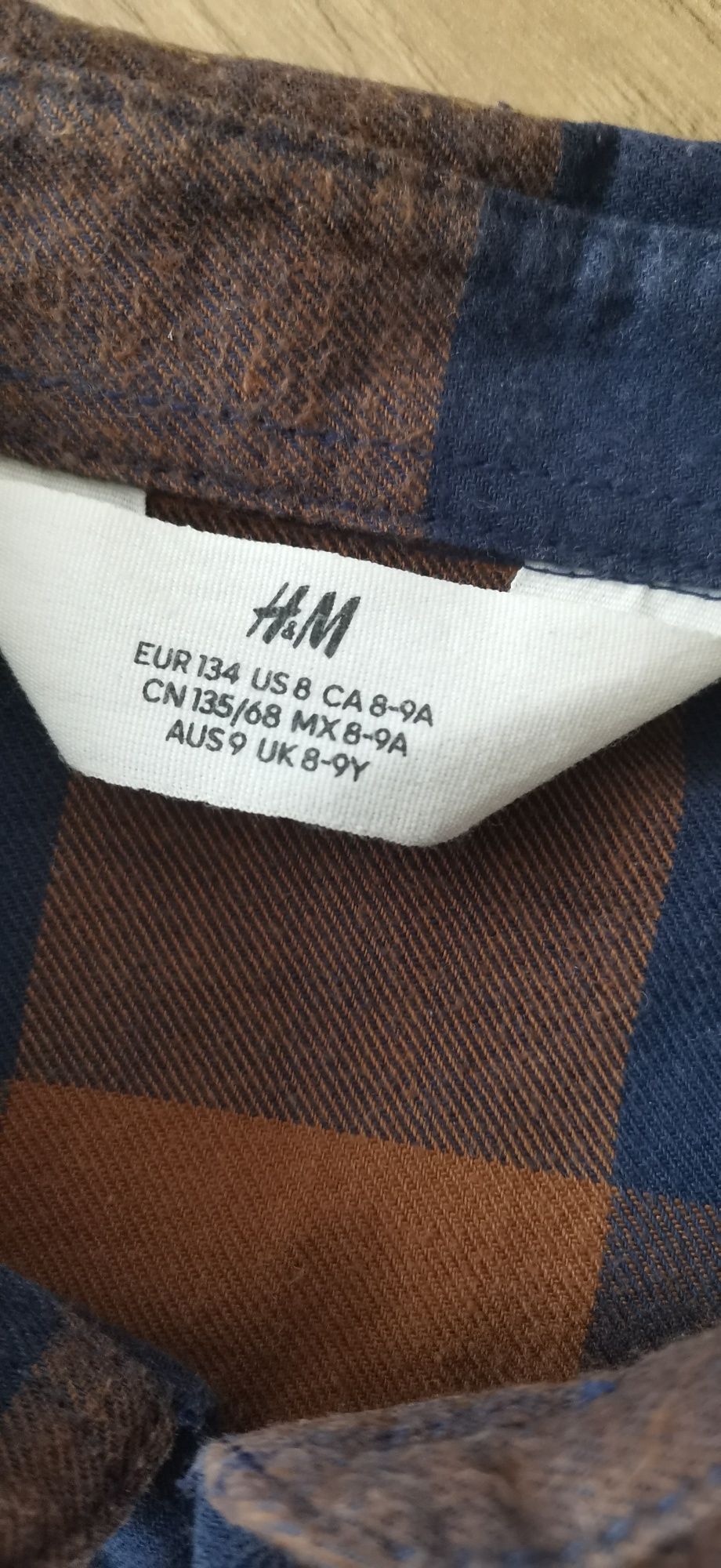 Koszule hm, primark r. 134