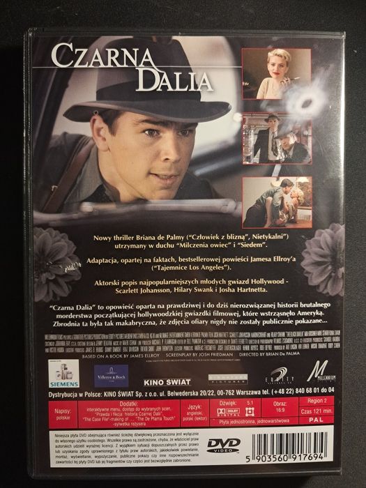 Czarna Dalia | Johansson | Hartnett | De Palma | DVD